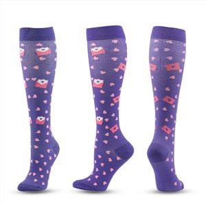 Belle calze a compressione varicosa modellanti per le gambe